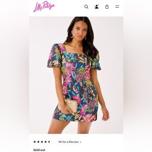 NWT Lilly Pulitzer Multicolor Floral Dress